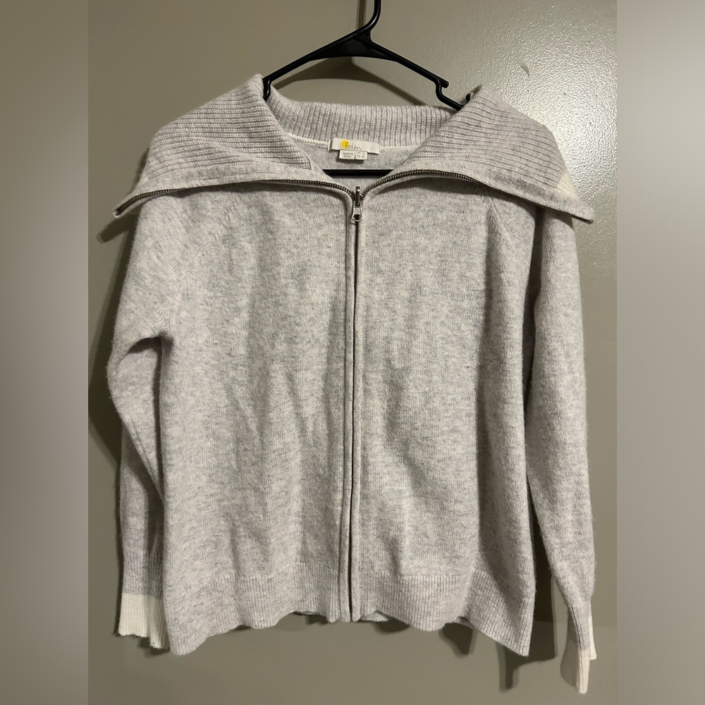 Boden full zip wool blend sweater size 8 US / 12 EU women
